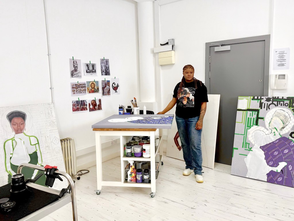 Toyosi Saliu, Sankofa Chronicles. Elitha's Gallery. Nias Creative Campus. Art. London